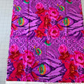 Vintage Kaffe Fassett Lilies Fabric Magenta Purple 0.5 Yard Rowan Westminster GP45 OOP Quilt Cotton Material Destash Big Floral