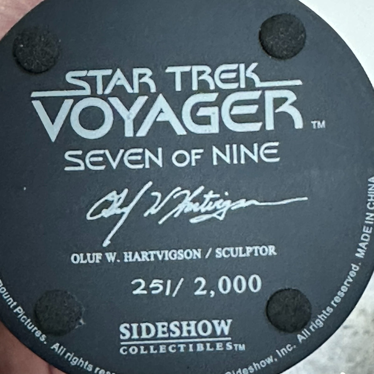 Star Trek Autograph Nicole de Boer DS9 Photo Jeri Ryan Voyager Plaque Bust Lot