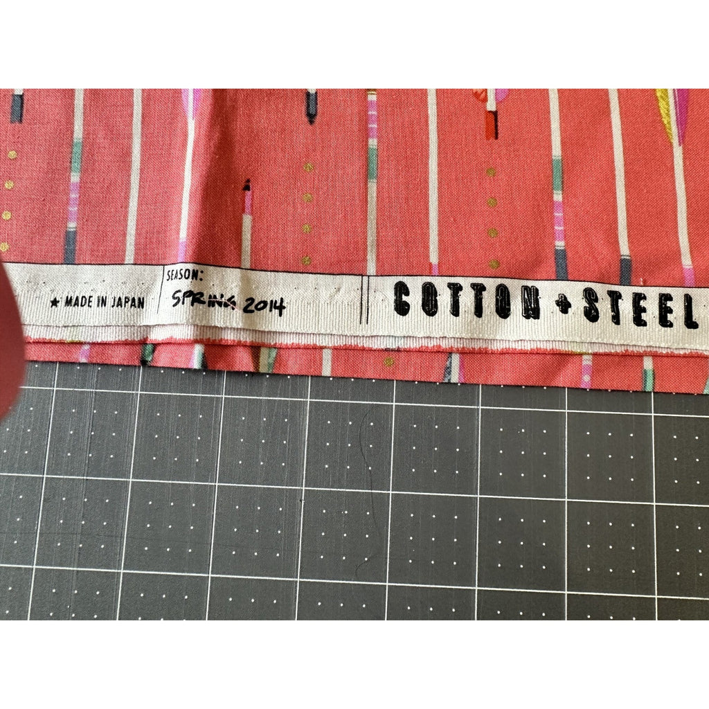 OOP 2014 Cotton + Steel /Melody Miller /"Mustang Arrows" Coral -24" HTF
