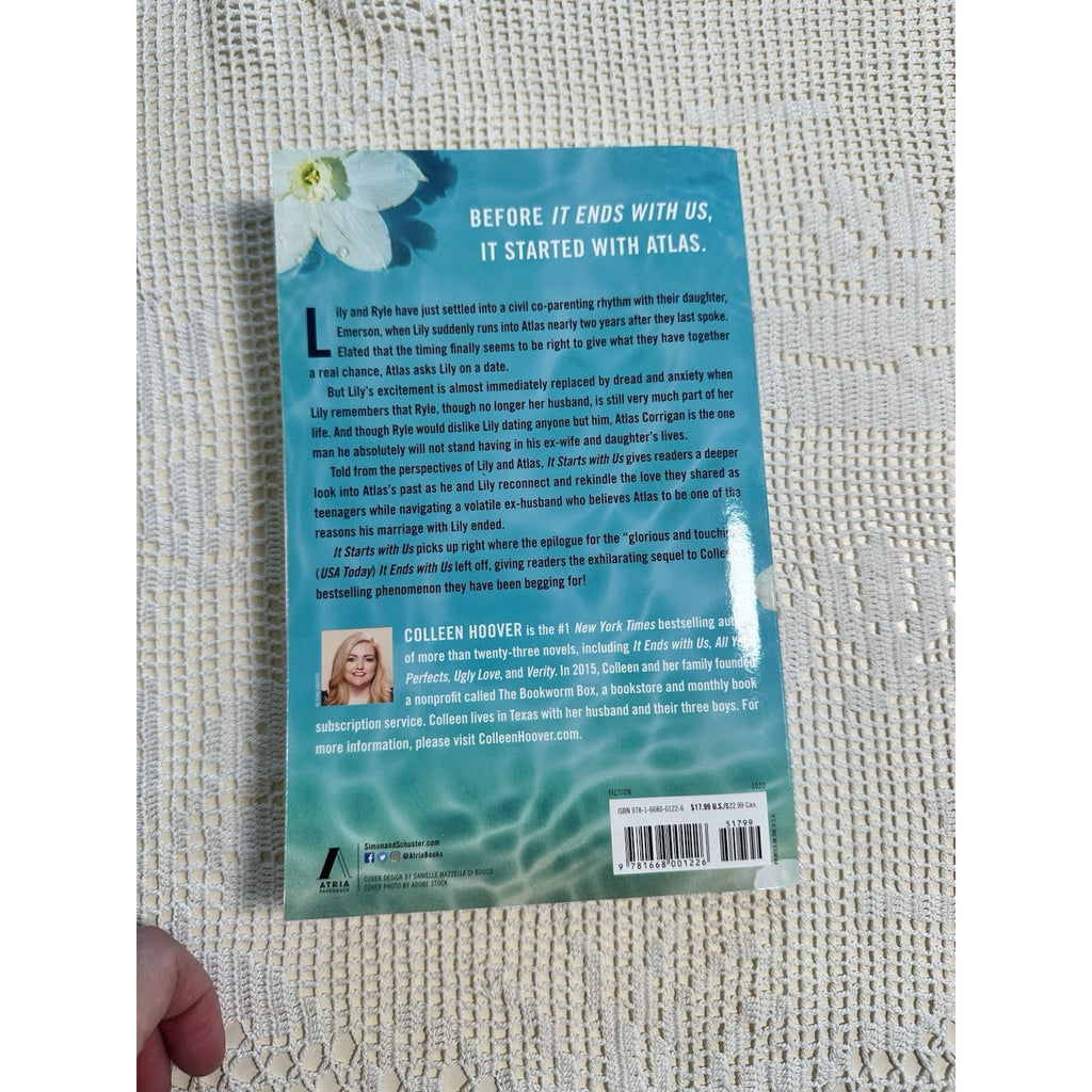 Colleen Hoover It Starts with Us: A Novel Trade Paperback 2022 It Ends with Us