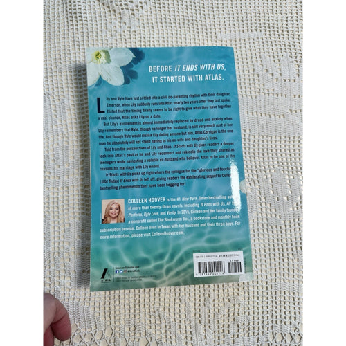 Colleen Hoover It Starts with Us: A Novel Trade Paperback 2022 It Ends with Us