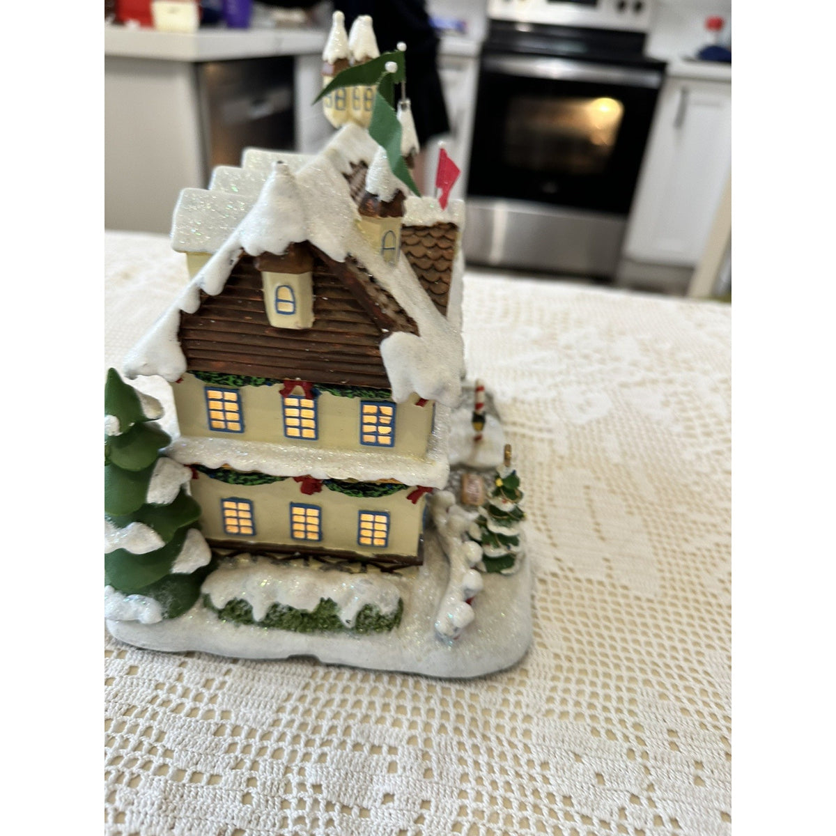 Hawthorne Christmas Village Rudolph's Christmas Town- Santa & Mrs Clause Castle