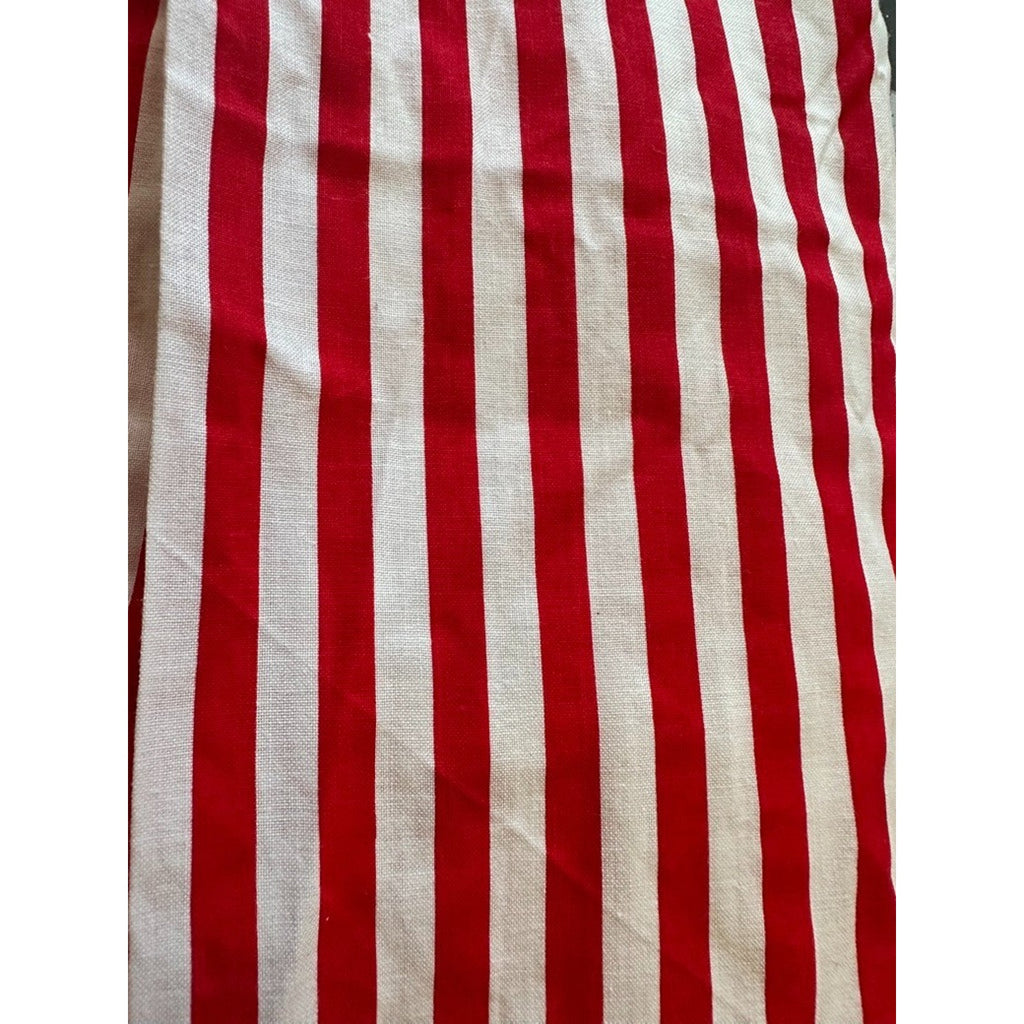 Vintage 1990s Americana Patriotic Fabric Lot 7.5 Yds Stripes Patriotic Cotton