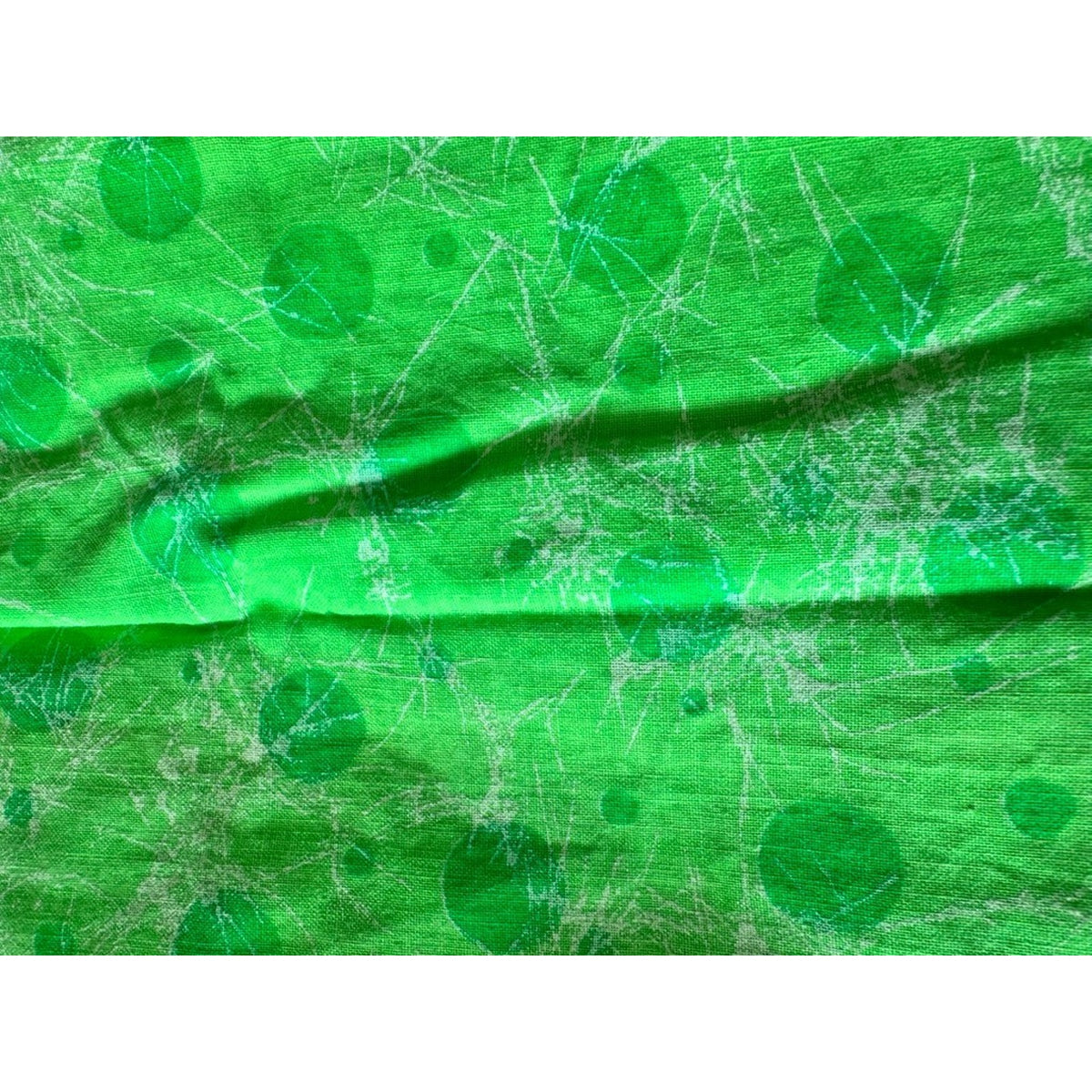 6.5 Yds Neon Quilting Cotton Fabric Lot Electric Lime Green Pink Yellow Destash