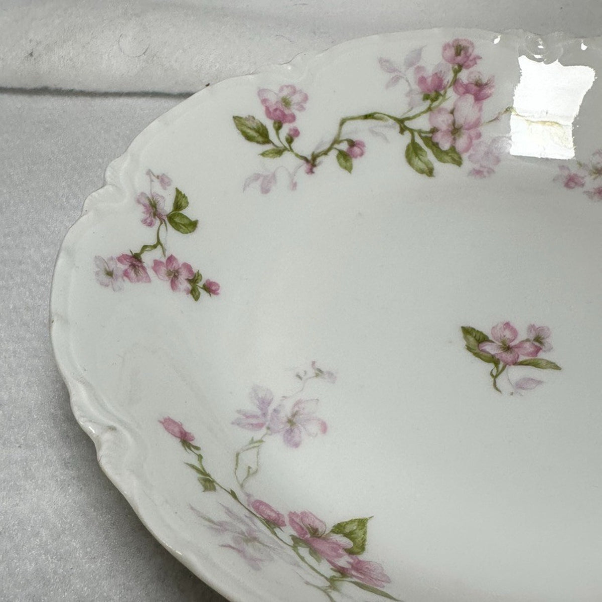Set of 4 Haviland Limoges Schleiger 37 Berry Dessert Bowls 5" Pink Floral France