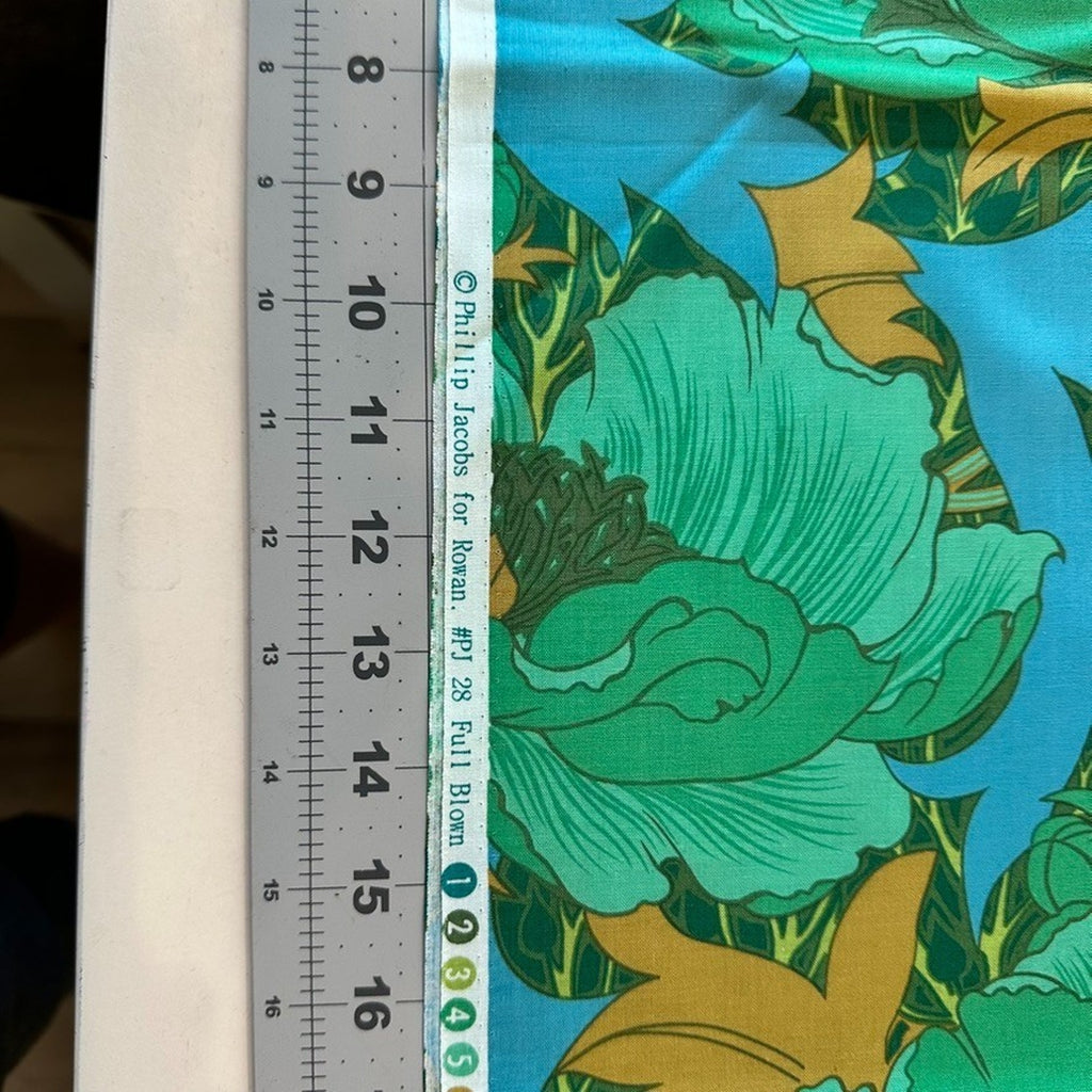 2Y OOP Philip Jacobs Rustic Full Blown #PJ28 Turquoise Kaffe Fassett Rowan