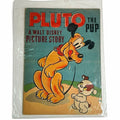 RARE VTG 1937 Pluto the Pup A Walt Disney Picture Story Book #894 Whitman Linen