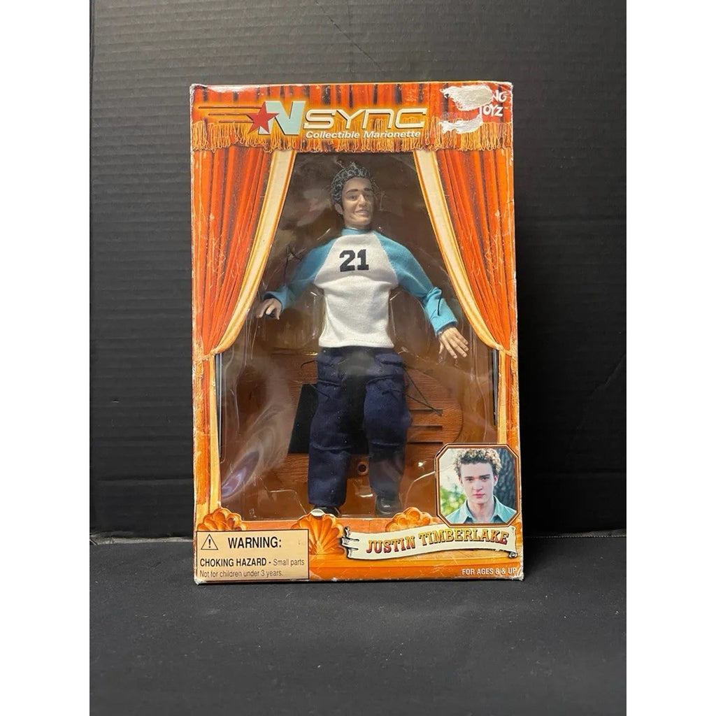 N Sync Justin Timberlake Collectible Marionette Living Toyz In Box