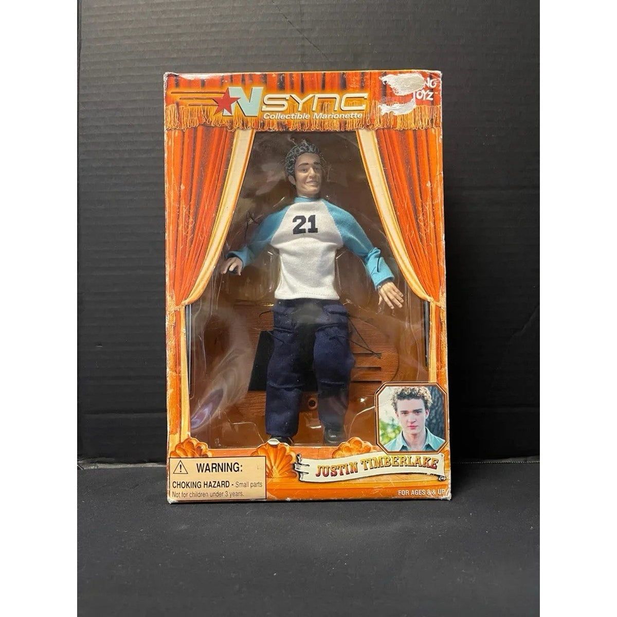 N Sync Justin Timberlake Collectible Marionette Living Toyz In Box