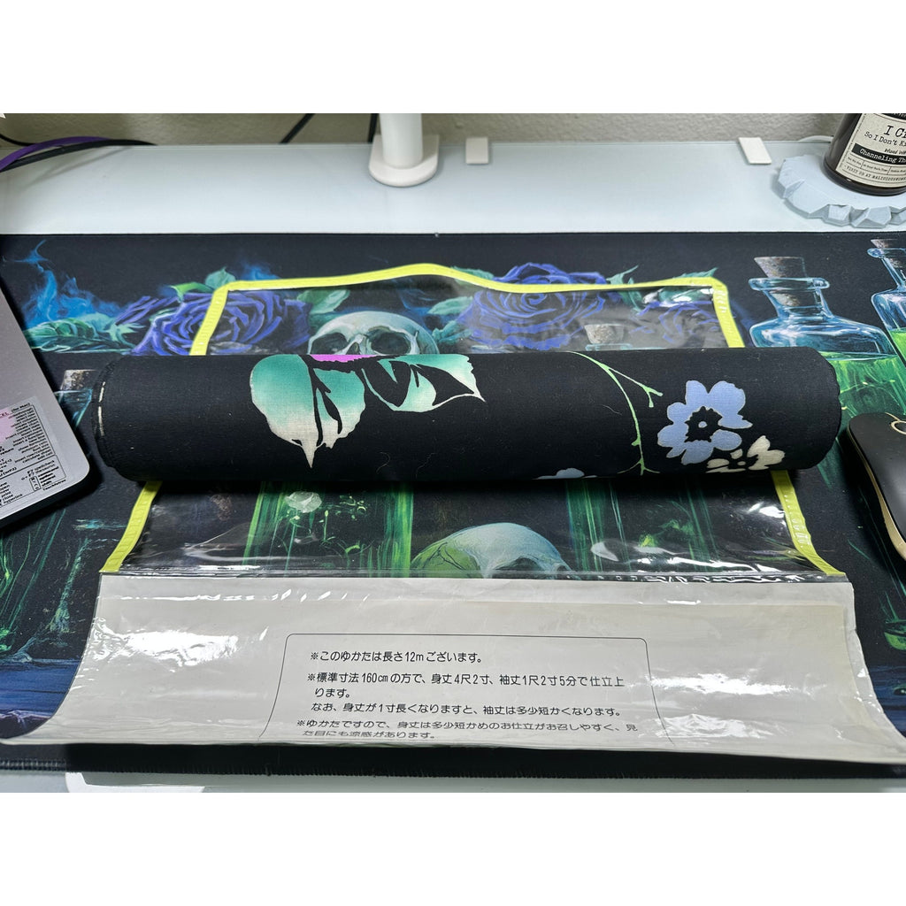 Japanese Yukata Deadstock Fabric "Moonlight Story"