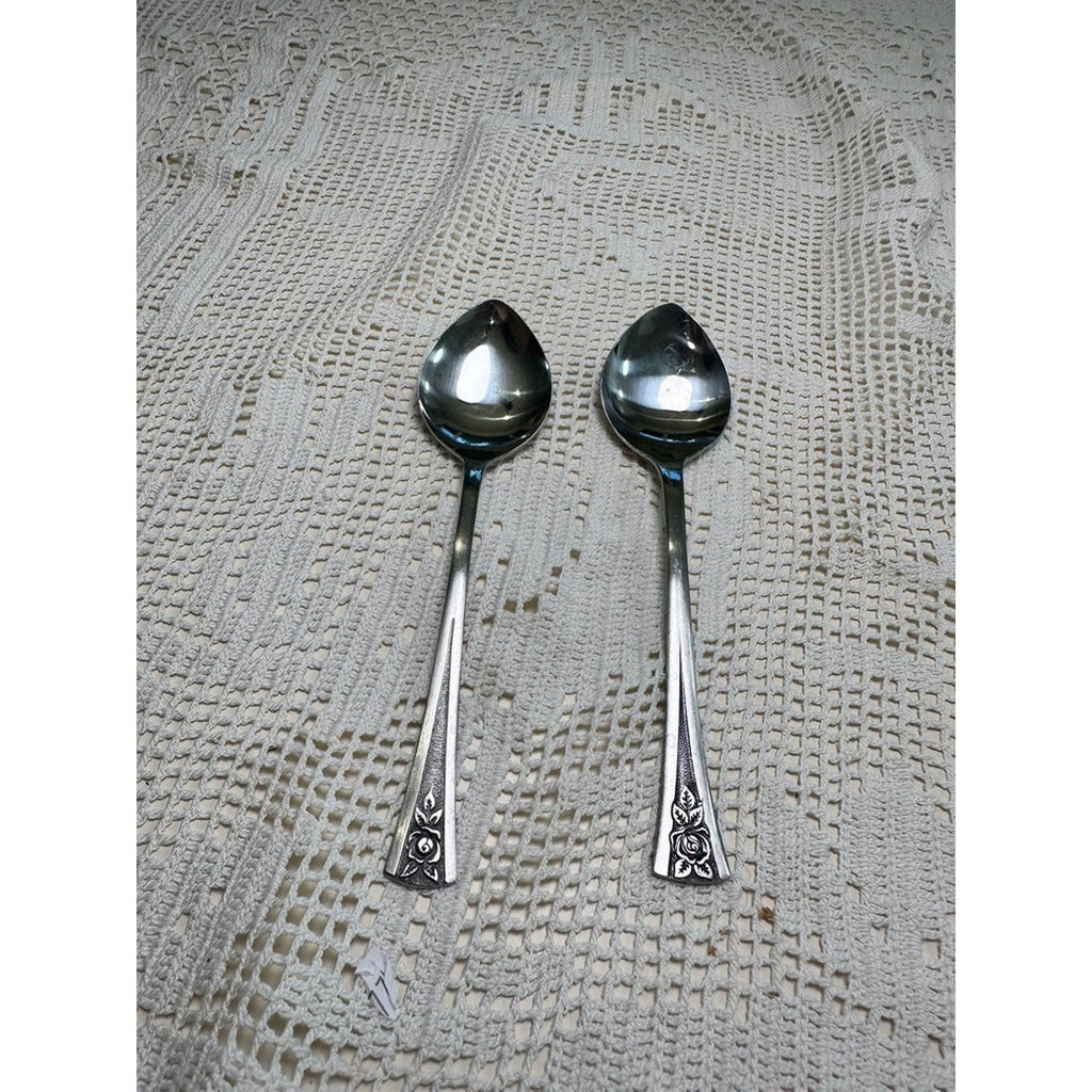 YOU PICK VTG Oneida Northland PASADENA Stainless Black Accent Silverware MCM