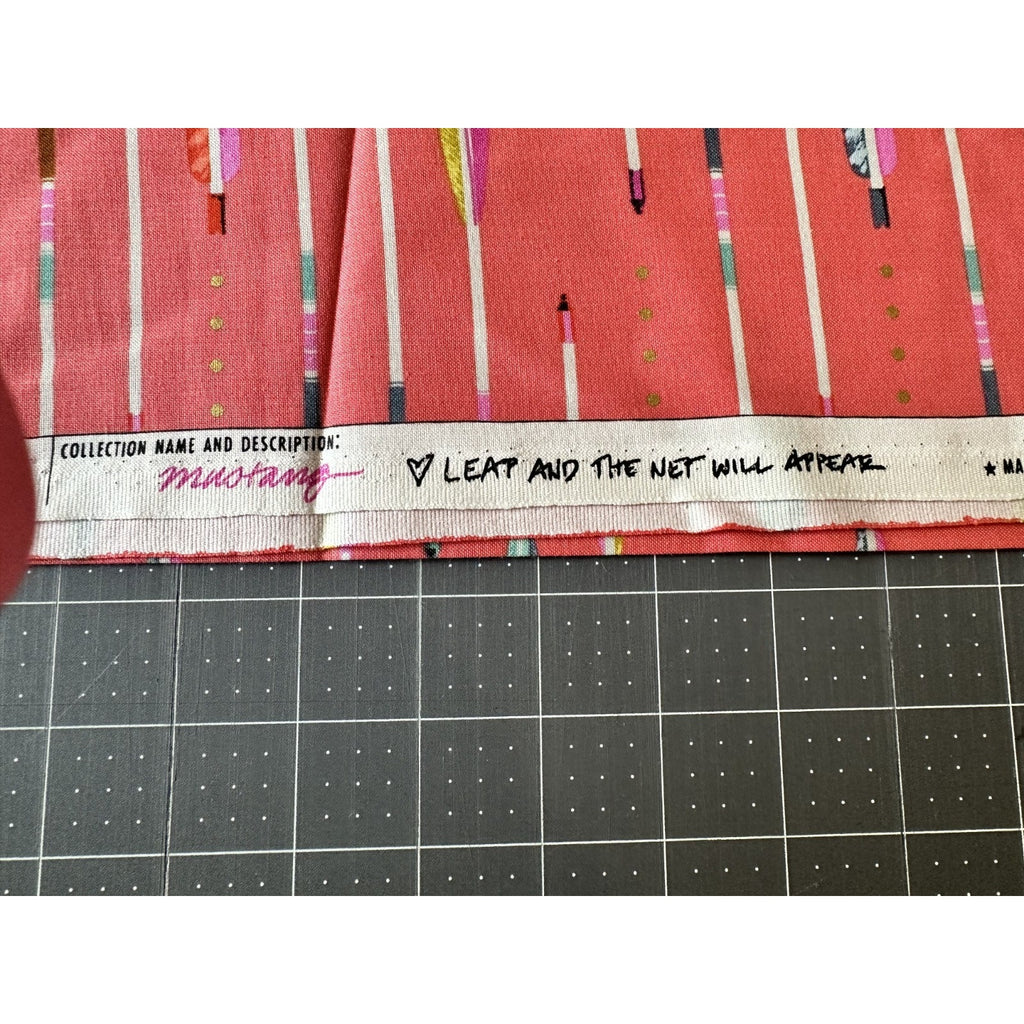 OOP 2014 Cotton + Steel /Melody Miller /"Mustang Arrows" Coral -24" HTF