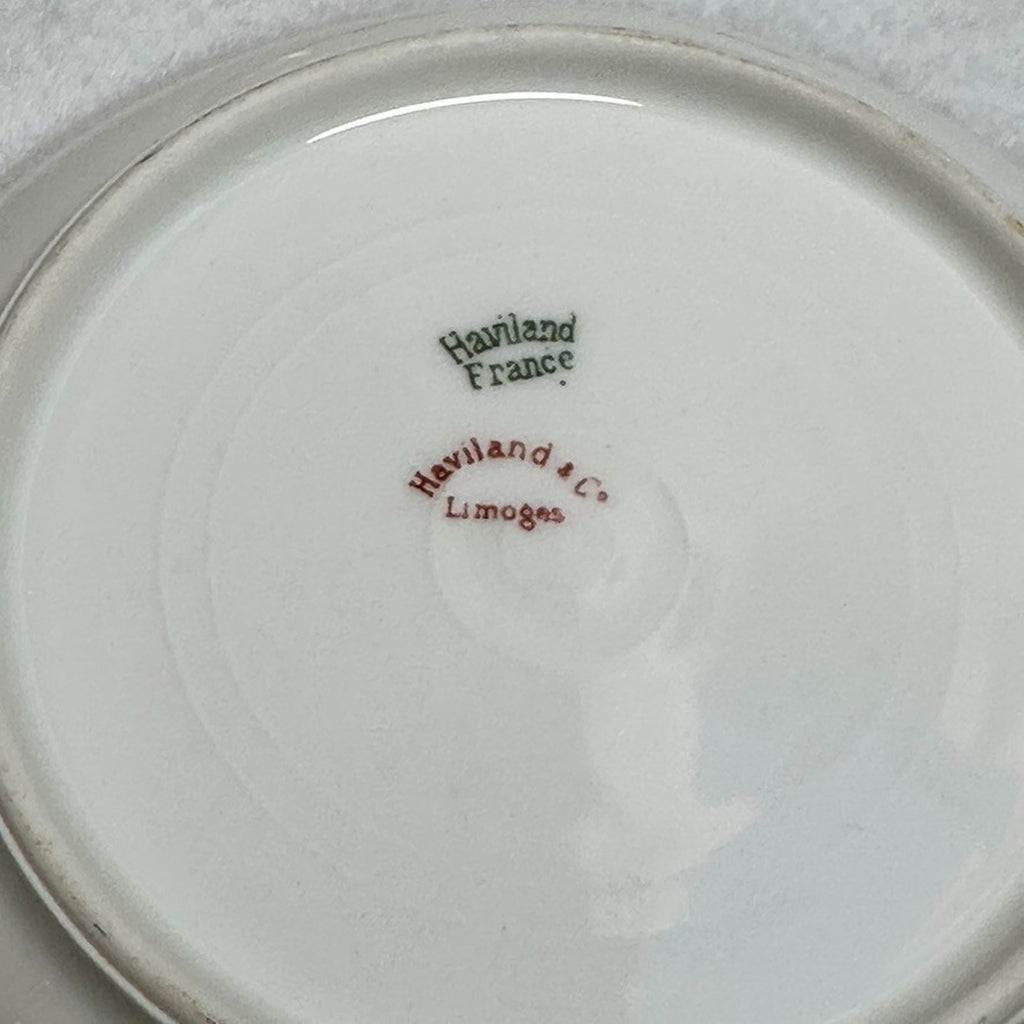 Set of 4 Haviland Limoges Schleiger 37 Berry Dessert Bowls 5" Pink Floral France