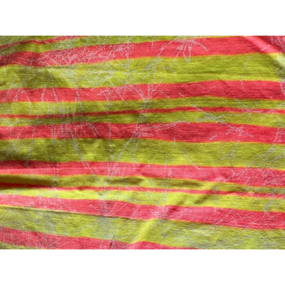 6.5 Yds Neon Quilting Cotton Fabric Lot Electric Lime Green Pink Yellow Destash