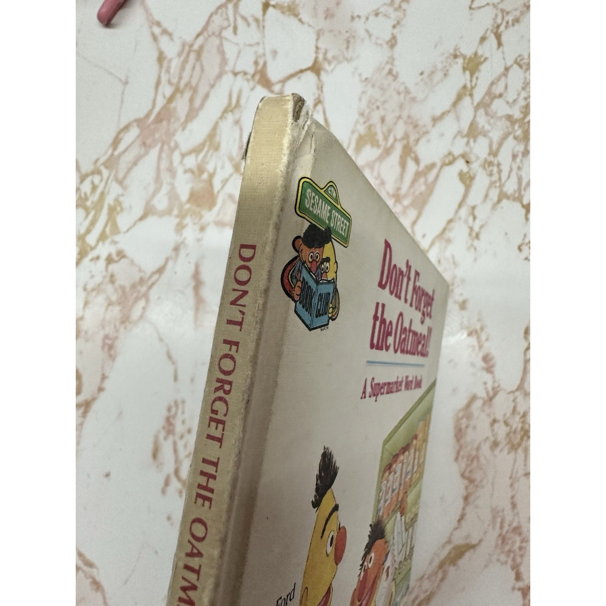 Vintage 1980 Sesame Street Dont Forget the Oatmeal Hardcover Book Golden Press