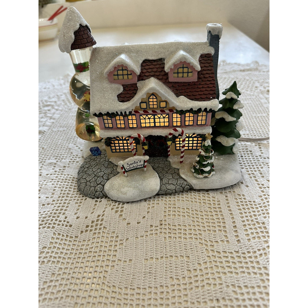 Hawthorne Village Santa's Toy Workshop & Red Sleigh Rudolph's Christmas 79056