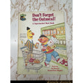 Vintage 1980 Sesame Street Dont Forget the Oatmeal Hardcover Book Golden Press