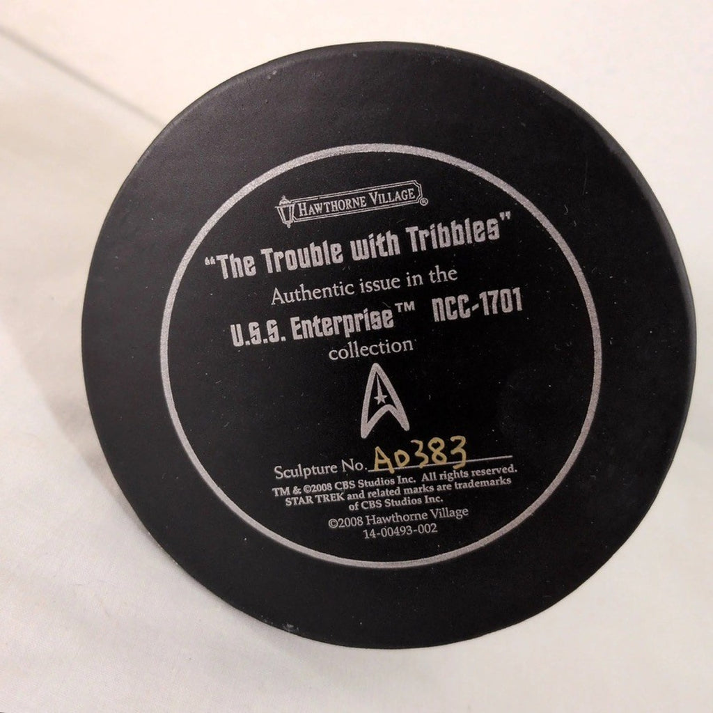 Hawthorne Village Star Trek Amok Time & Trouble With Tribbles USS Enterprise COA