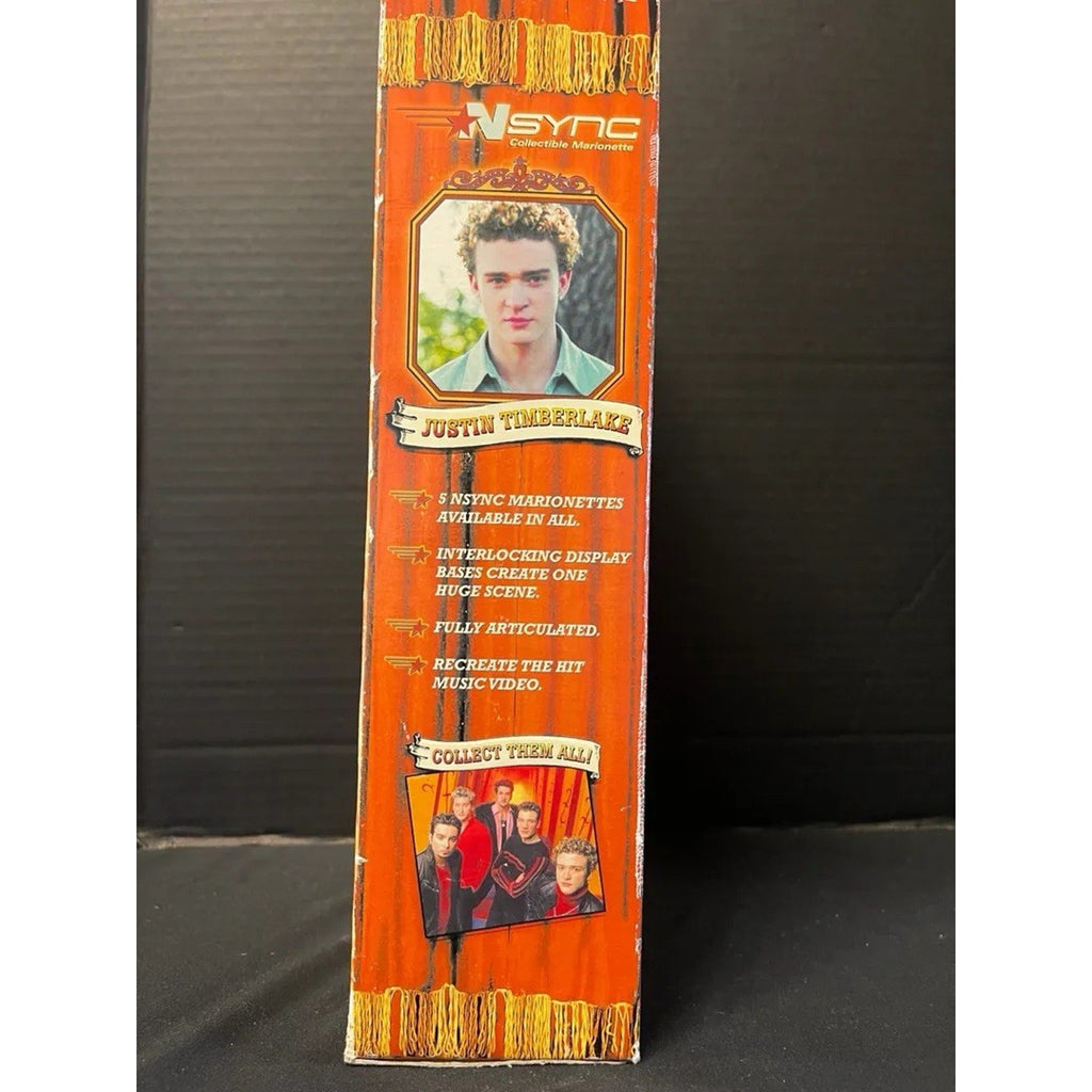 N Sync Justin Timberlake Collectible Marionette Living Toyz In Box