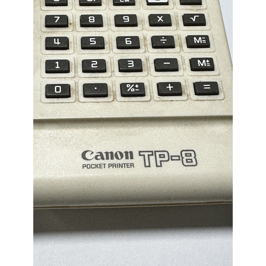Working Canon TP-8 Pocket Printing Calculator, Small Keys/Display, Battery