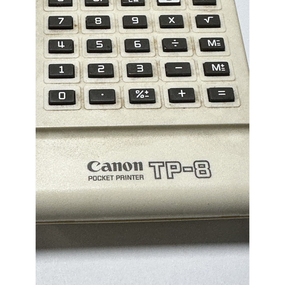 Working Canon TP-8 Pocket Printing Calculator, Small Keys/Display, Battery
