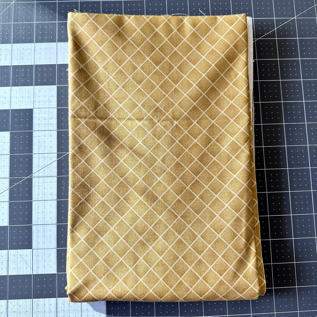 Thimbleberries Pine & Rose Gold Grid Fabric 2.5 Yds RJR Quilting Cotton OOP