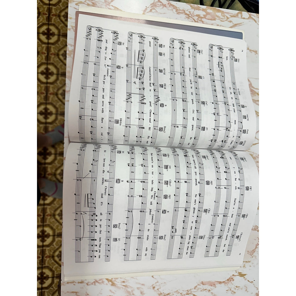 Beauty & The Beast Broadway Musical Vocal Selections Sheet Music Book 1994