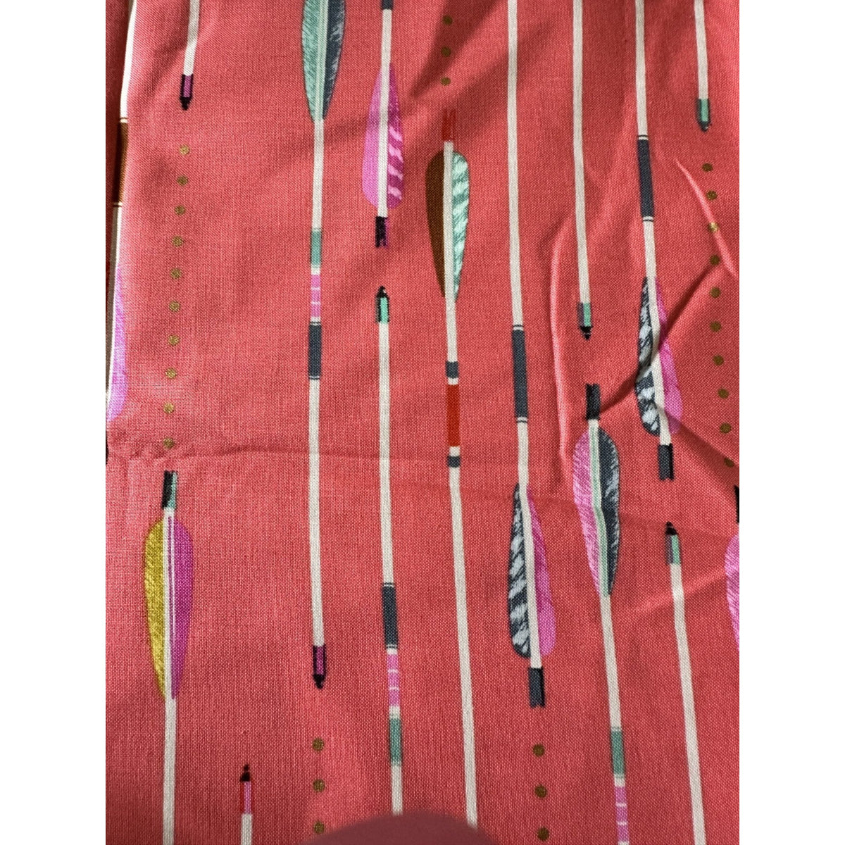 OOP 2014 Cotton + Steel /Melody Miller /"Mustang Arrows" Coral -24" HTF