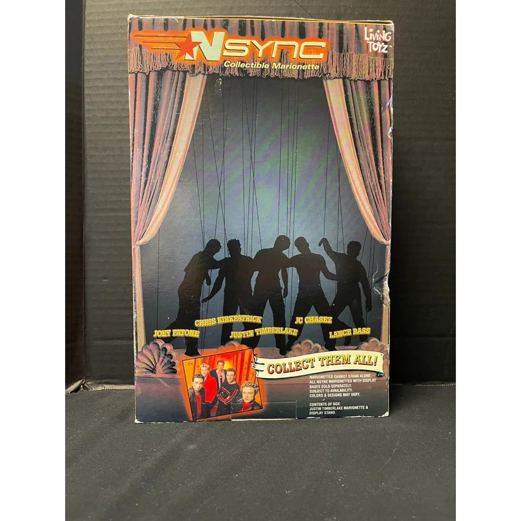 N Sync Justin Timberlake Collectible Marionette Living Toyz In Box