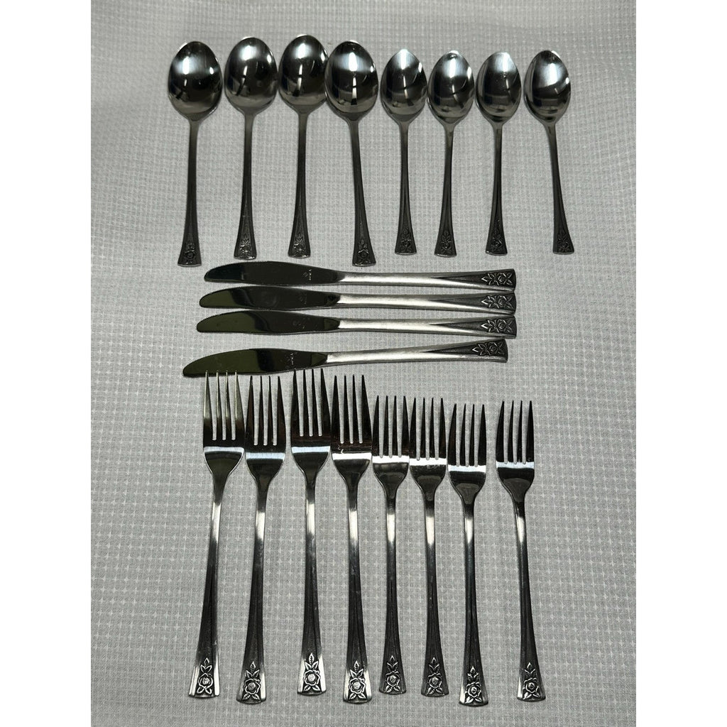 YOU PICK VTG Oneida Northland PASADENA Stainless Black Accent Silverware MCM