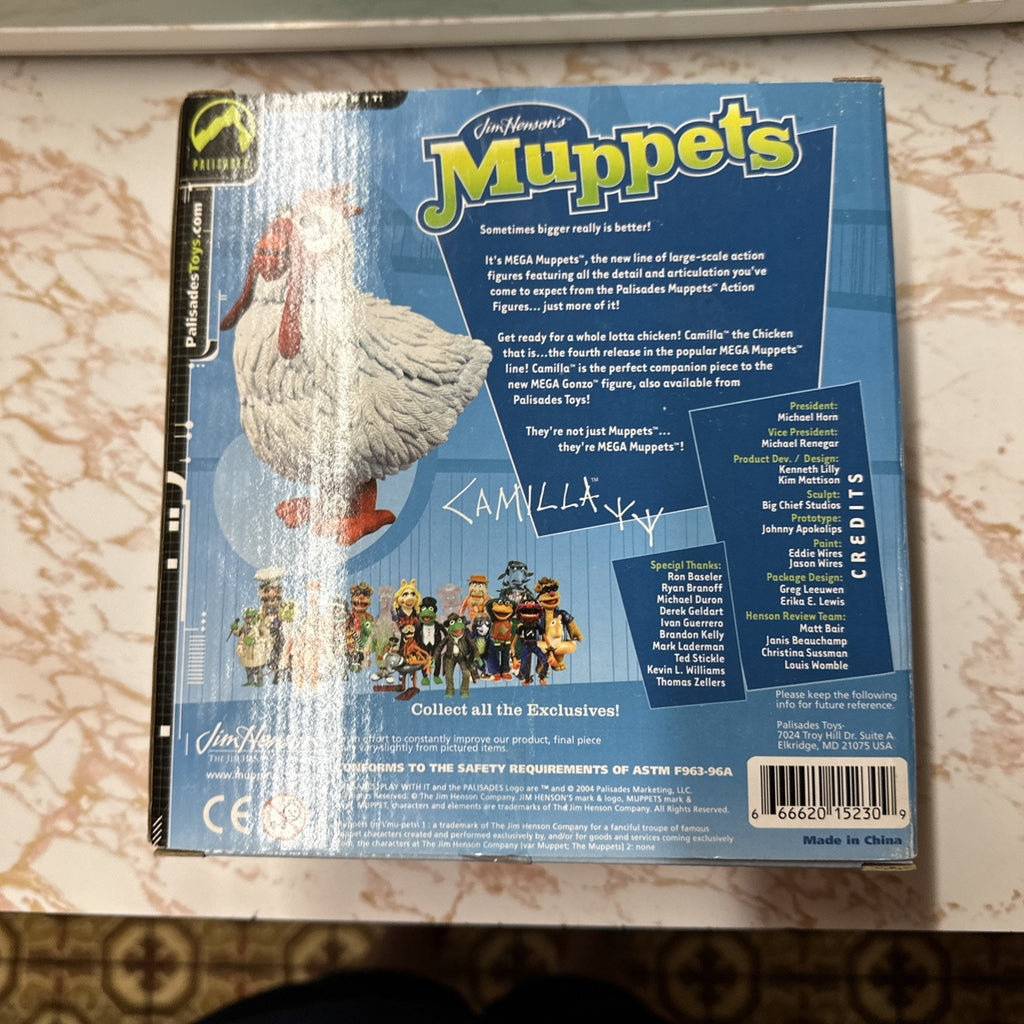 Palisades Mega Muppet Camilla Chicken 2004 Collectors Club Exclusive NIB Rare