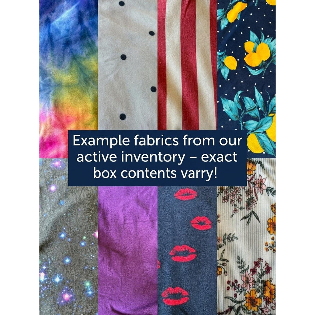 10Y Knit Fabric Curated Stash Box | Jersey Stretch Apparel Bundle | Pre-cut Sampler