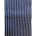 Vintage Wamsutta Navy White Pinstripe Ticking Fabric 2 Yds 16 In Deadstock OOP