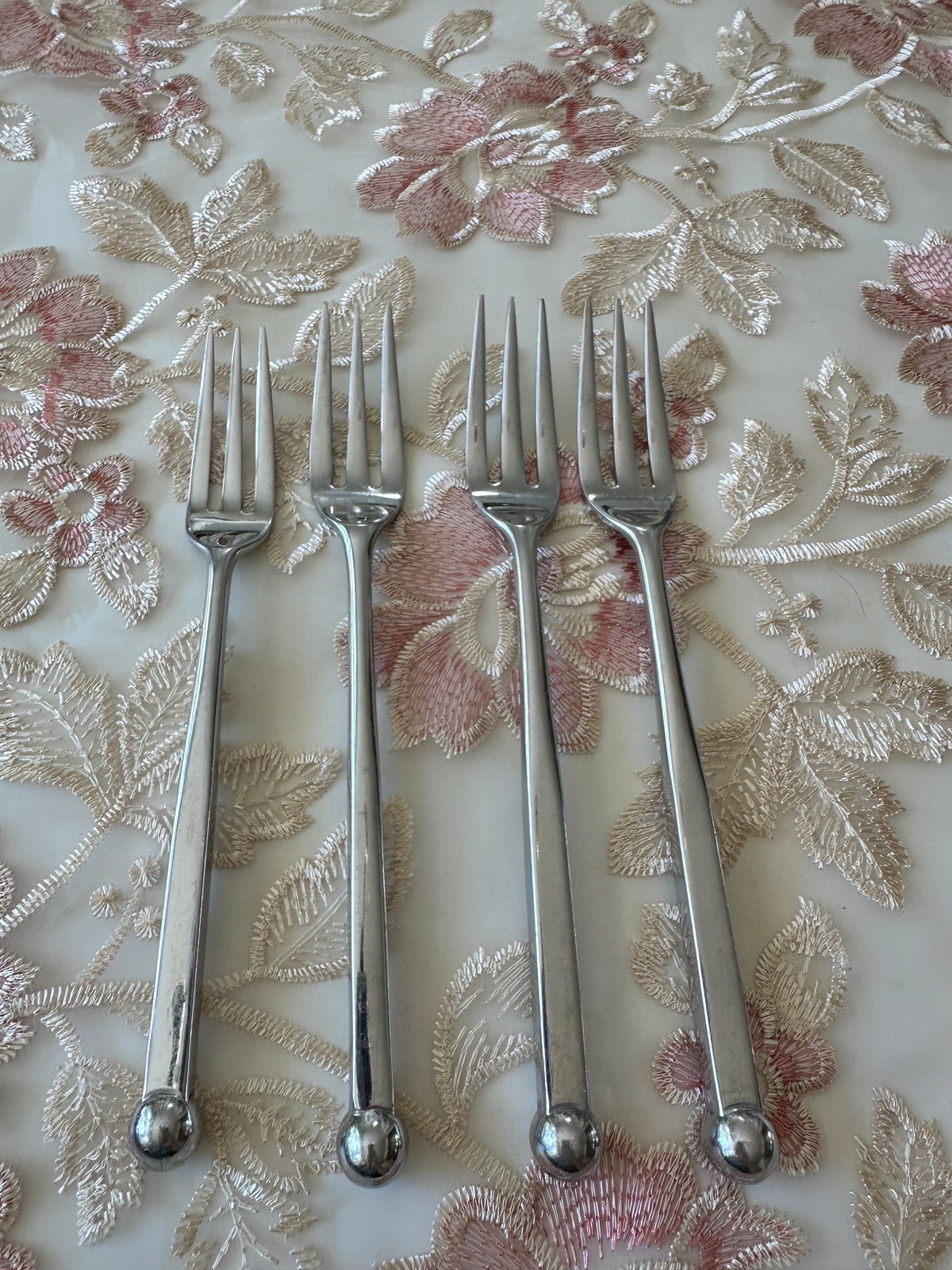 Sasaki Orbit Ward Bennett Dinner Fork Vintage 18/8 Stainless Japan MCM