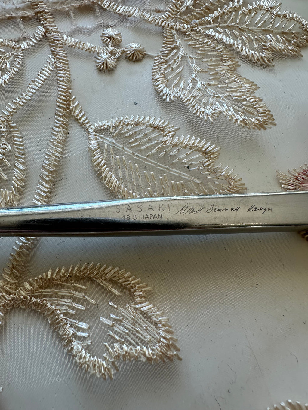 Sasaki Orbit Ward Bennett Dinner Fork Vintage 18/8 Stainless Japan MCM