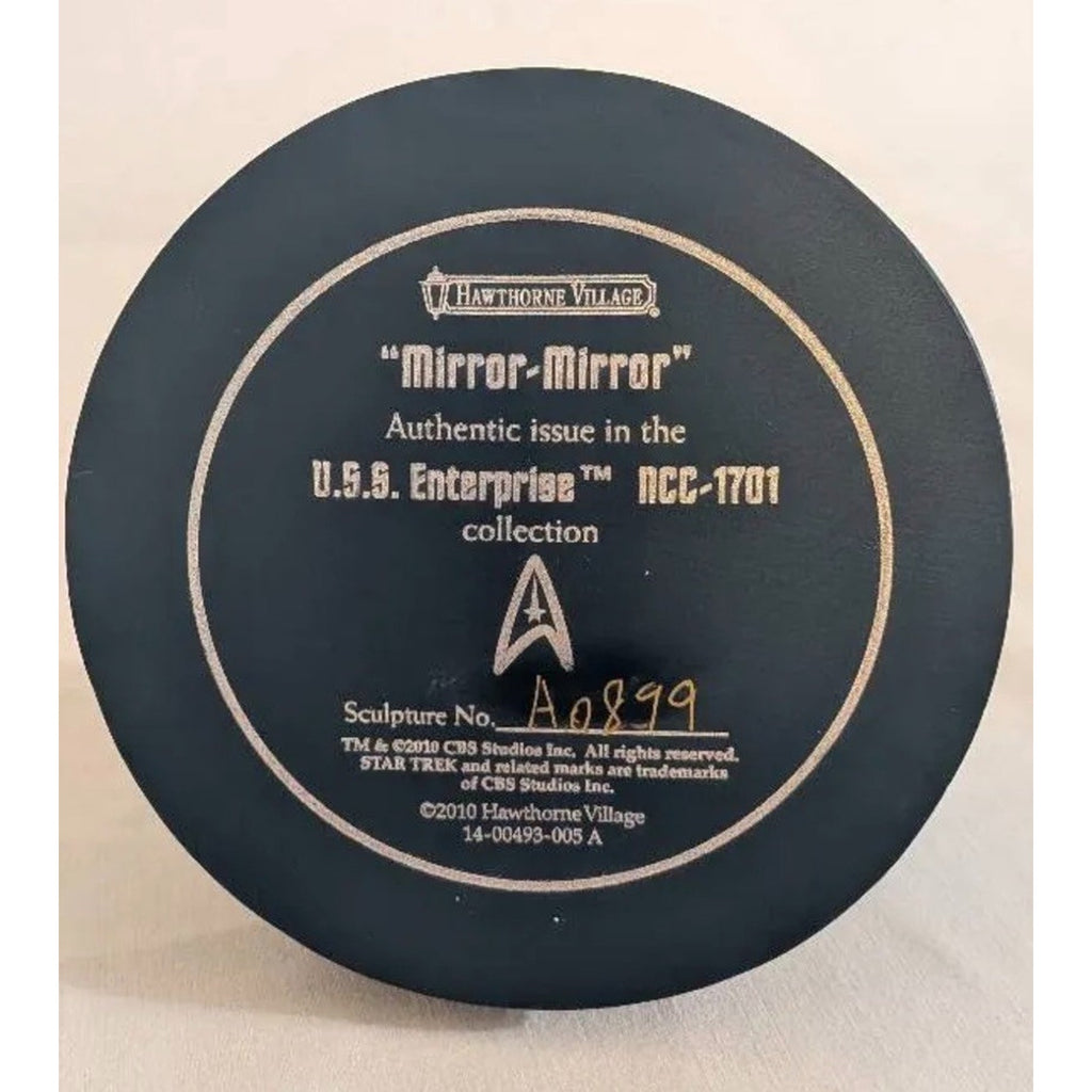 Hawthorne Village Star Trek Naked Time & Mirror Mirror Dioramas Enterprise COA