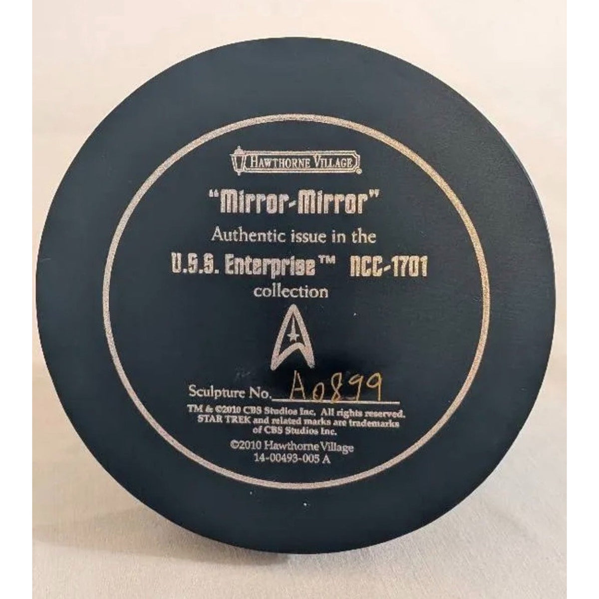 Hawthorne Village Star Trek Naked Time & Mirror Mirror Dioramas Enterprise COA