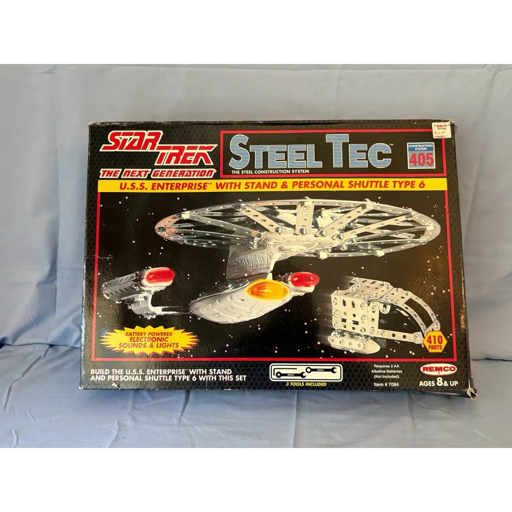 Star Trek TNG Steel Tec USS Enterprise Shuttle Build Kit Remco 7094 Unbuilt