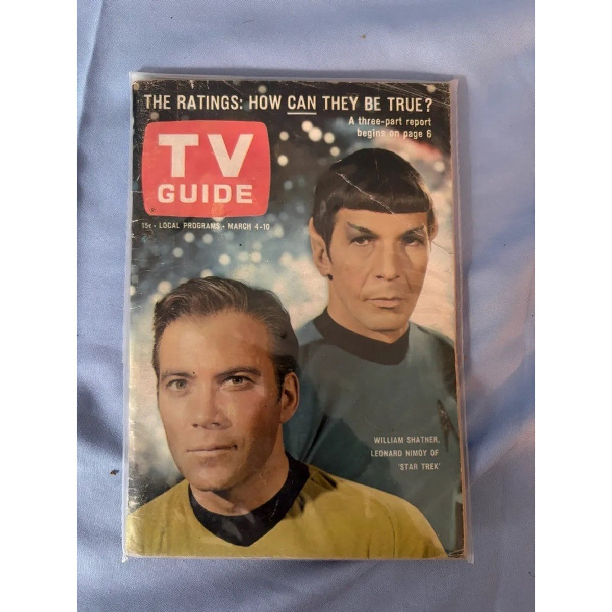 Vintage 1967 TV Guide #727 Star Trek Cover Seattle Tacoma Shatner Nimoy