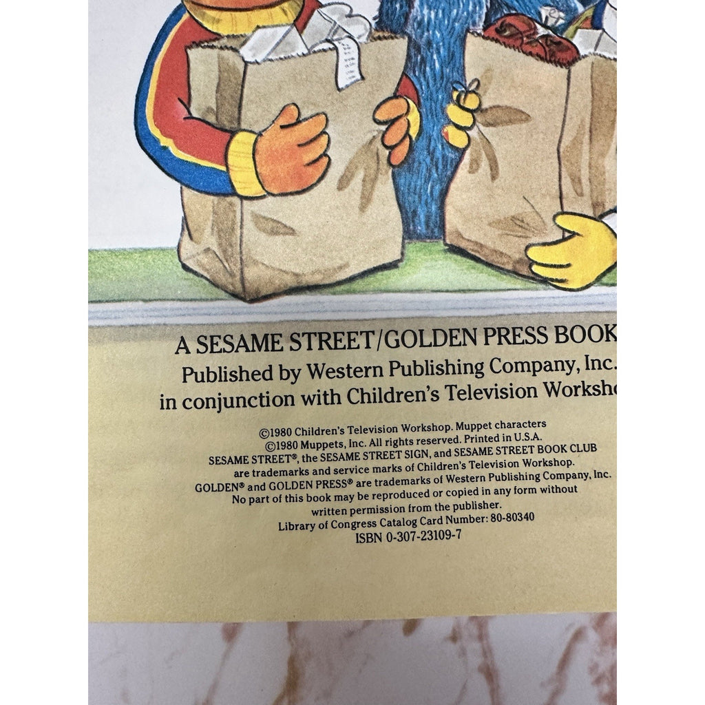 Vintage 1980 Sesame Street Dont Forget the Oatmeal Hardcover Book Golden Press