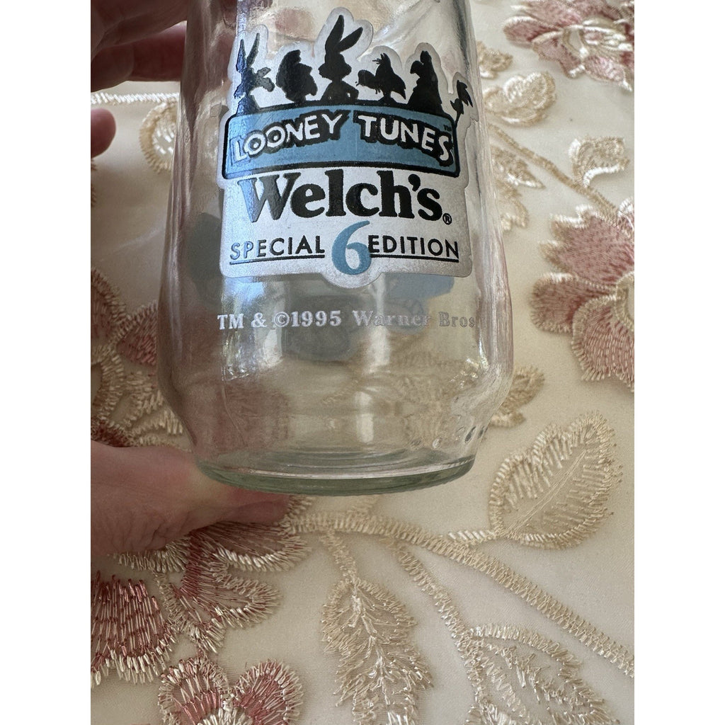 Vintage 1995 Welch's Looney Tunes Marvin the Martian K-9 Jelly Jar Glass