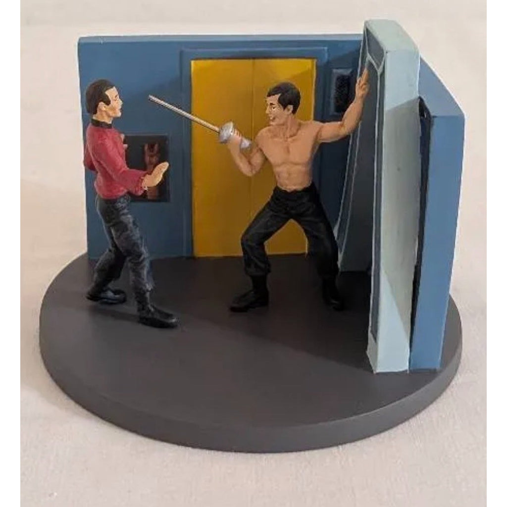 Hawthorne Village Star Trek Naked Time & Mirror Mirror Dioramas Enterprise COA