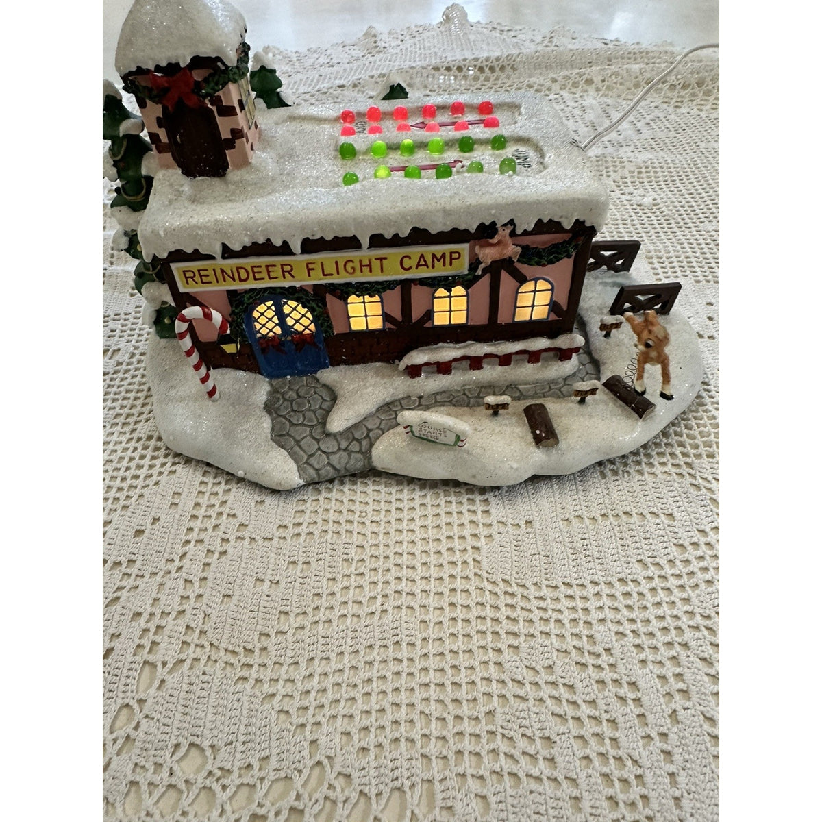 Hawthorne Village Rudolph "Coach Comets Flight Camp" 79054 AS-IS Figurine