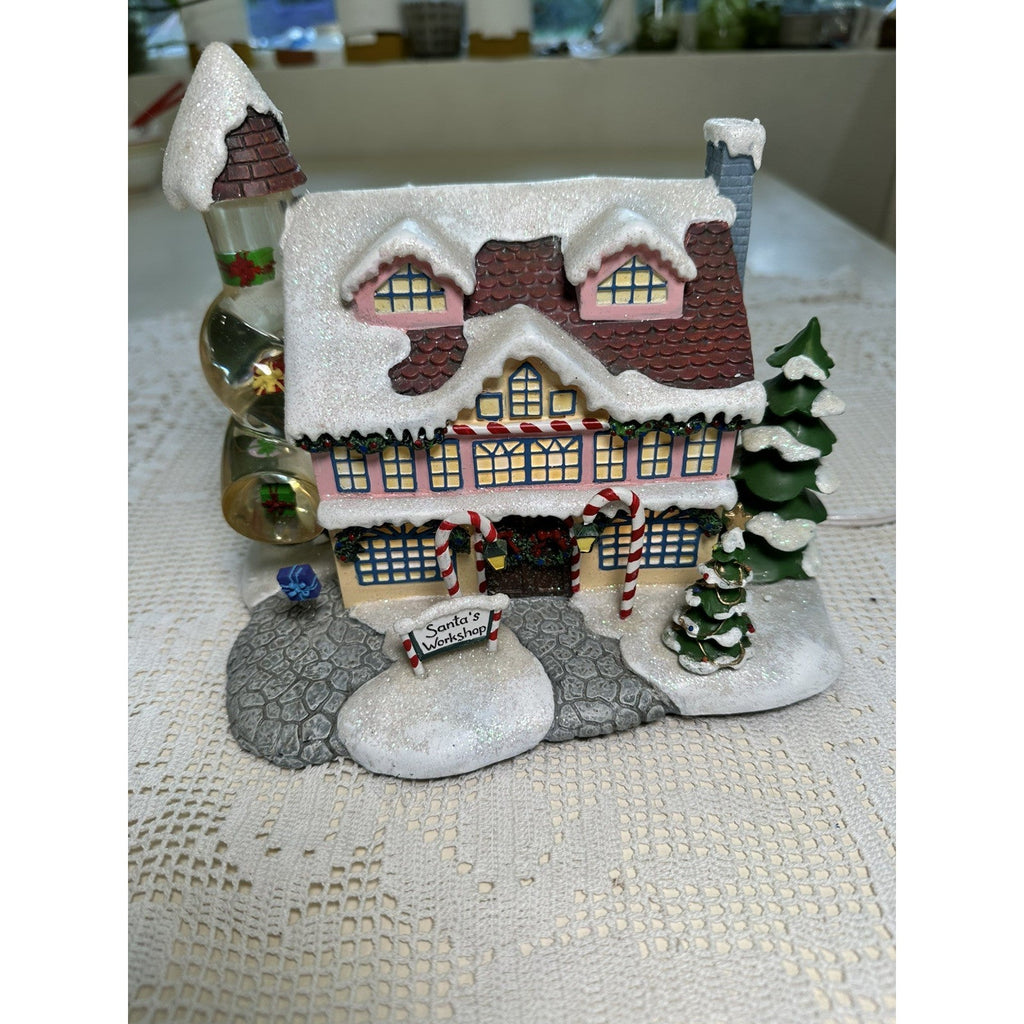 Hawthorne Village Santa's Toy Workshop & Red Sleigh Rudolph's Christmas 79056