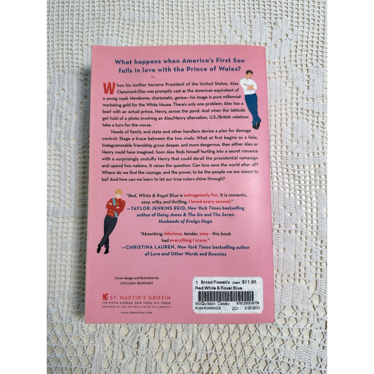 Red, White & Royal Blue by Casey McQuiston Trade Paperback St. Martin's 2019