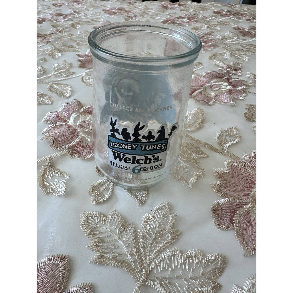 Vintage 1995 Welch's Looney Tunes Marvin the Martian K-9 Jelly Jar Glass