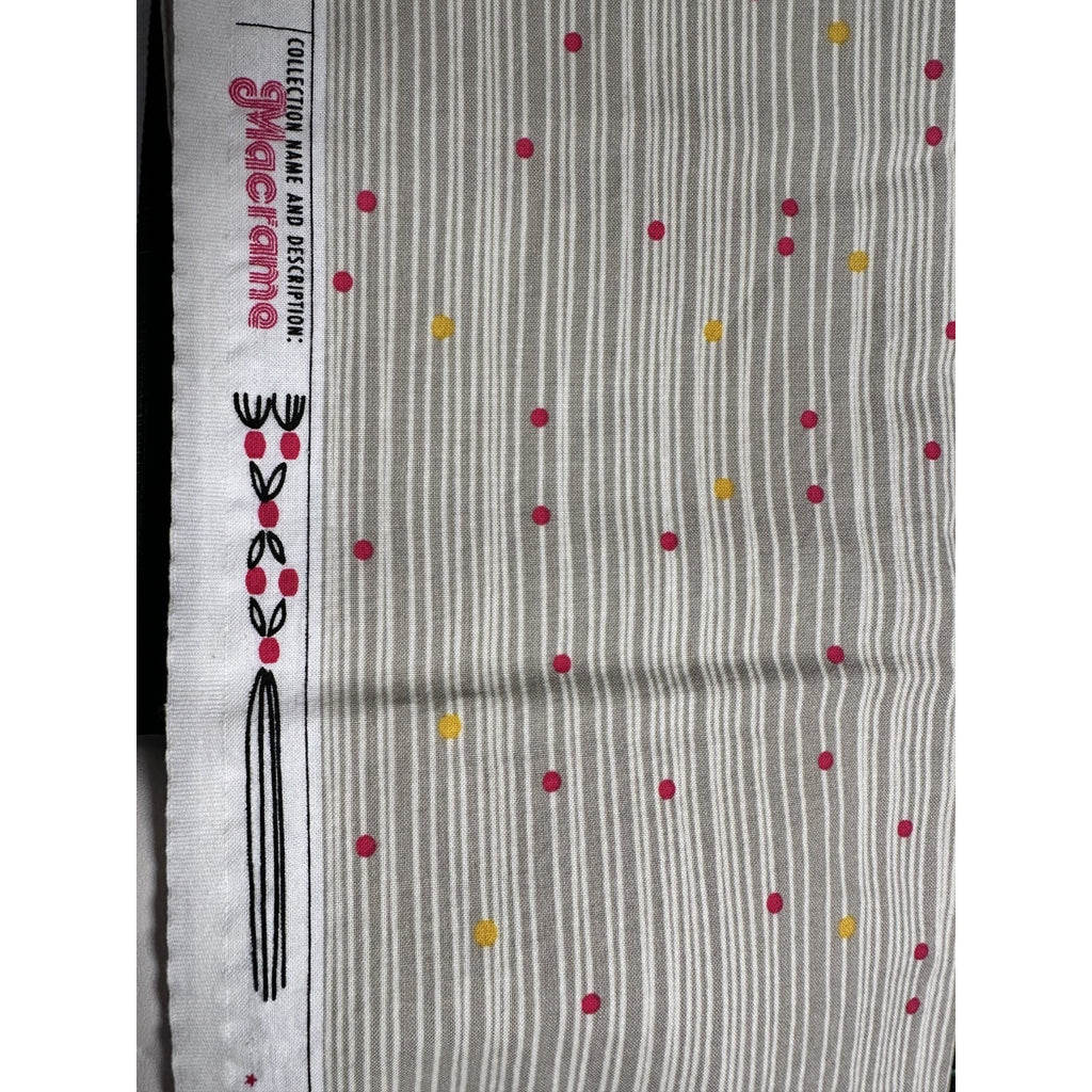 Macrame "Warm Sands" 1932-2 COTTON+STEEL RJR 1 Yd Rashida Coleman-Hale OOP HTF