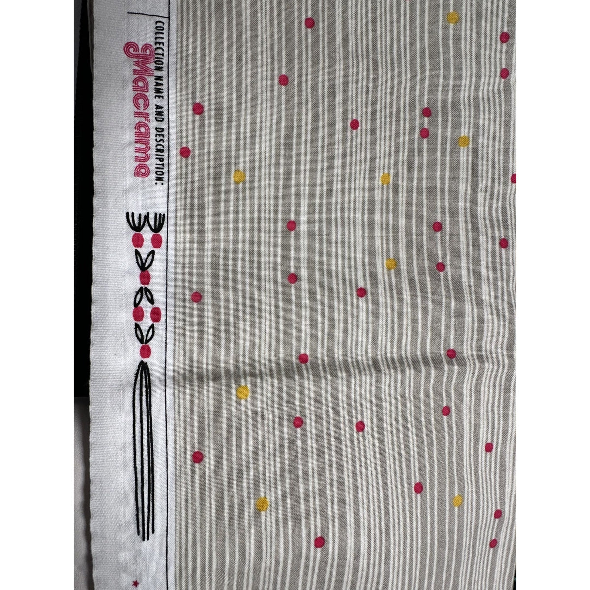 Macrame "Warm Sands" 1932-2 COTTON+STEEL RJR 1 Yd Rashida Coleman-Hale OOP HTF