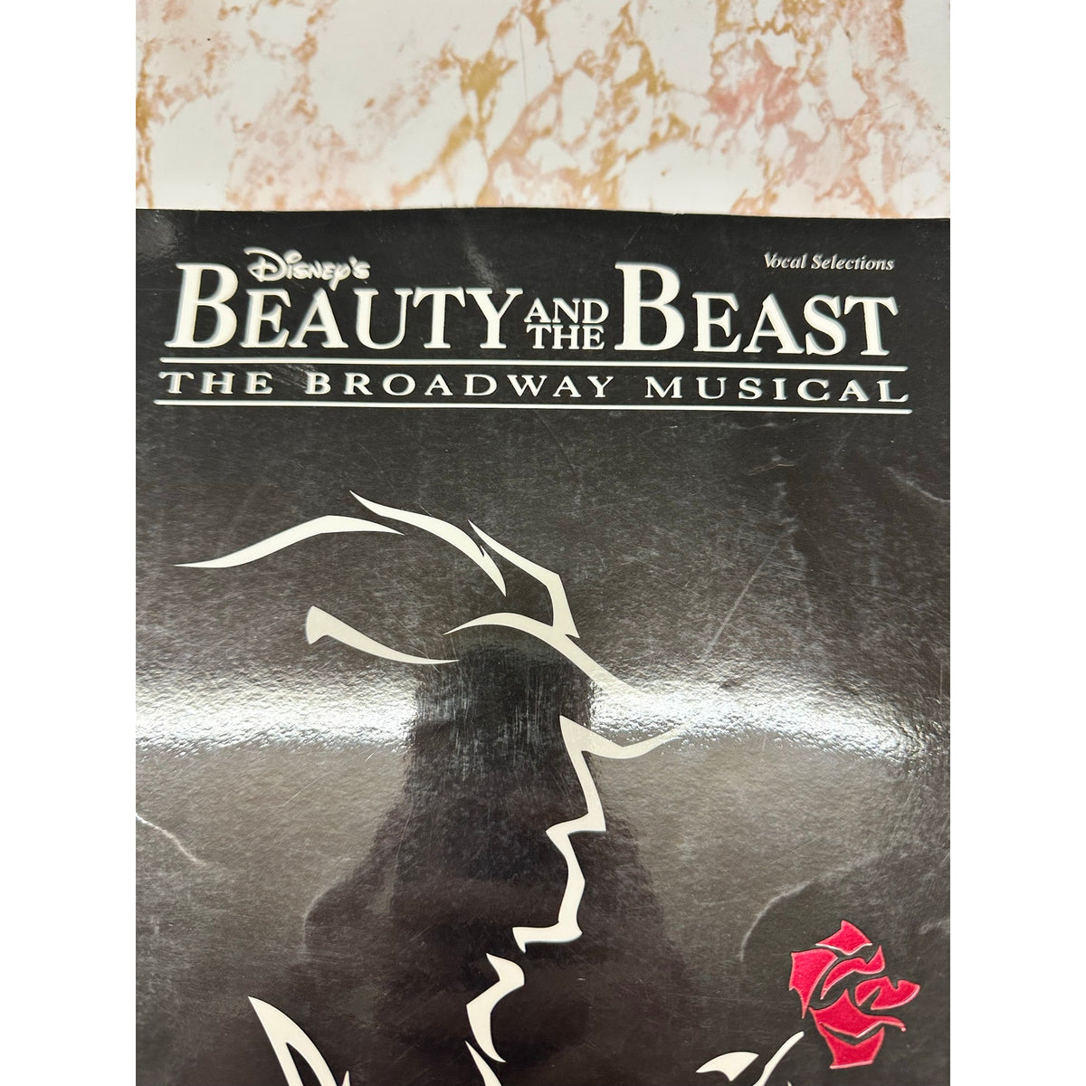 Beauty & The Beast Broadway Musical Vocal Selections Sheet Music Book 1994