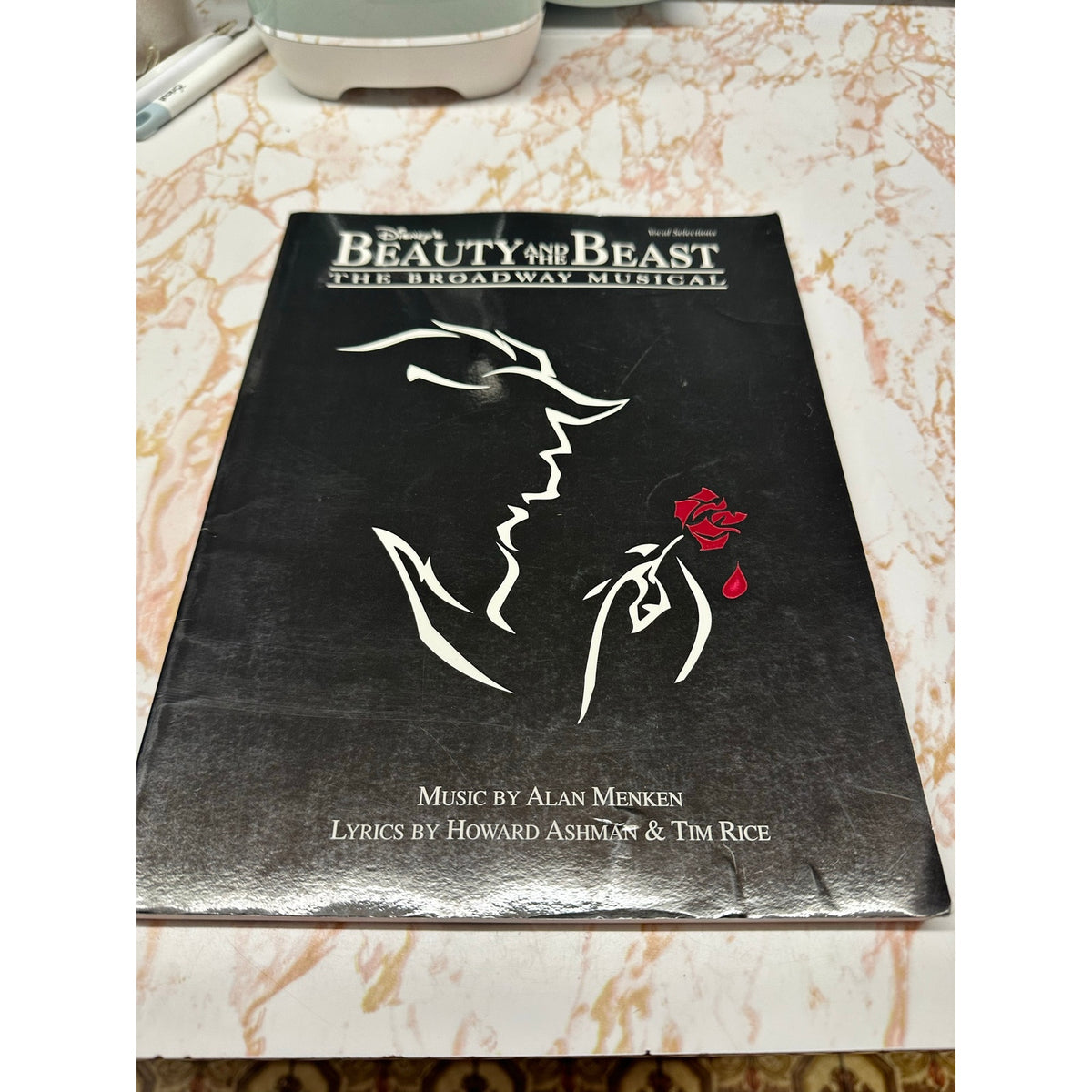 Beauty & The Beast Broadway Musical Vocal Selections Sheet Music Book 1994